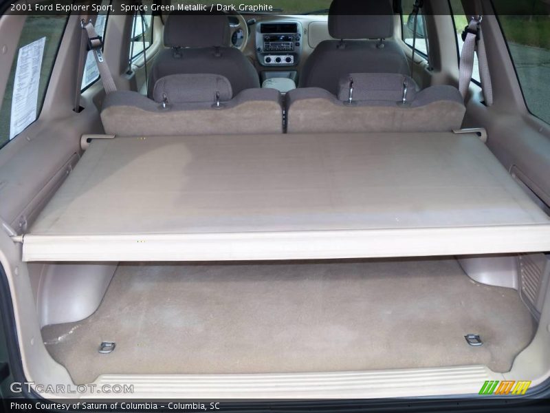 Spruce Green Metallic / Dark Graphite 2001 Ford Explorer Sport