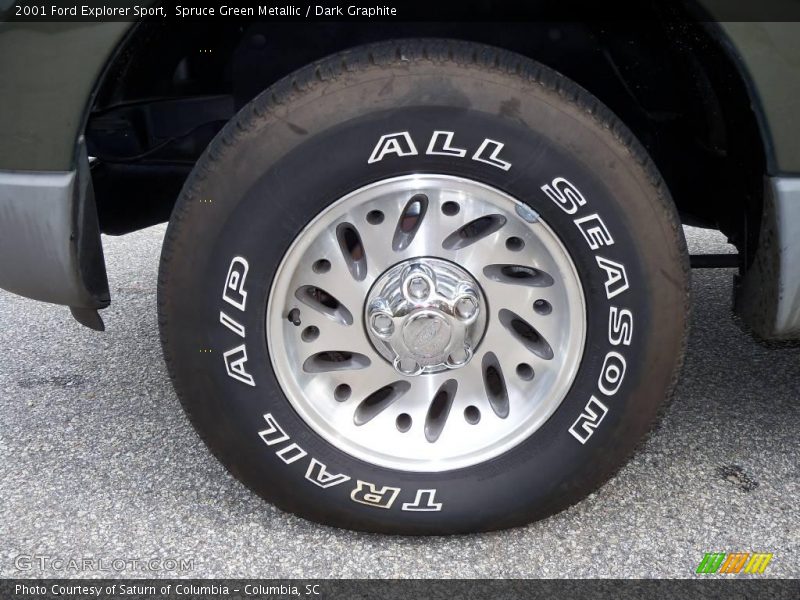 Spruce Green Metallic / Dark Graphite 2001 Ford Explorer Sport