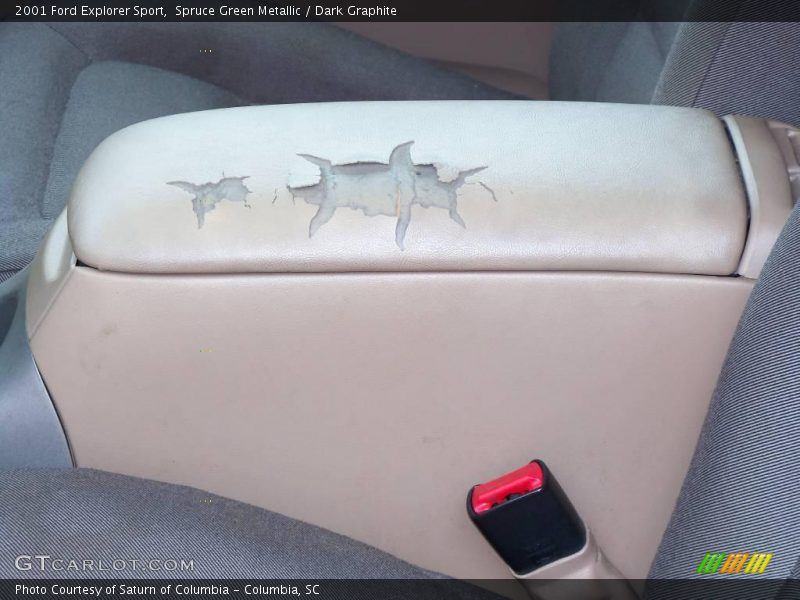 Spruce Green Metallic / Dark Graphite 2001 Ford Explorer Sport