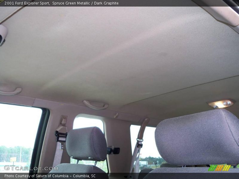 Spruce Green Metallic / Dark Graphite 2001 Ford Explorer Sport