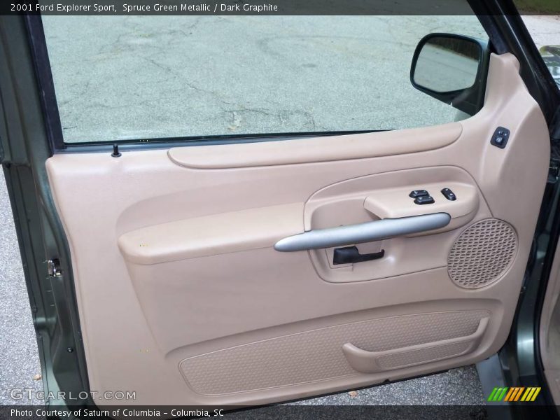 Spruce Green Metallic / Dark Graphite 2001 Ford Explorer Sport