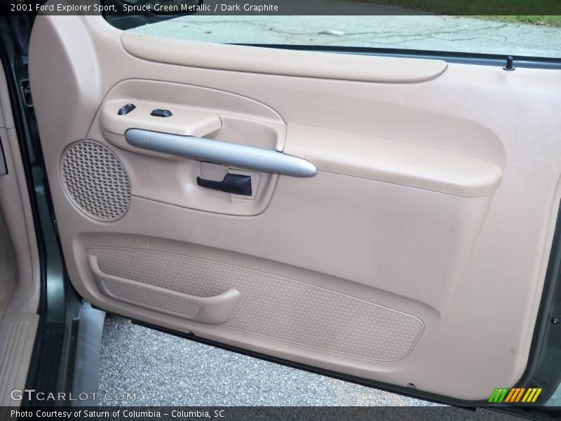Spruce Green Metallic / Dark Graphite 2001 Ford Explorer Sport