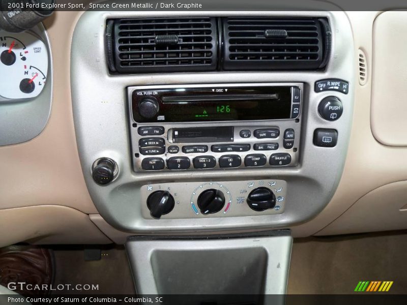 Spruce Green Metallic / Dark Graphite 2001 Ford Explorer Sport