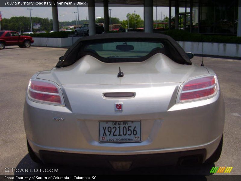 Silver Pearl / Black 2007 Saturn Sky Roadster