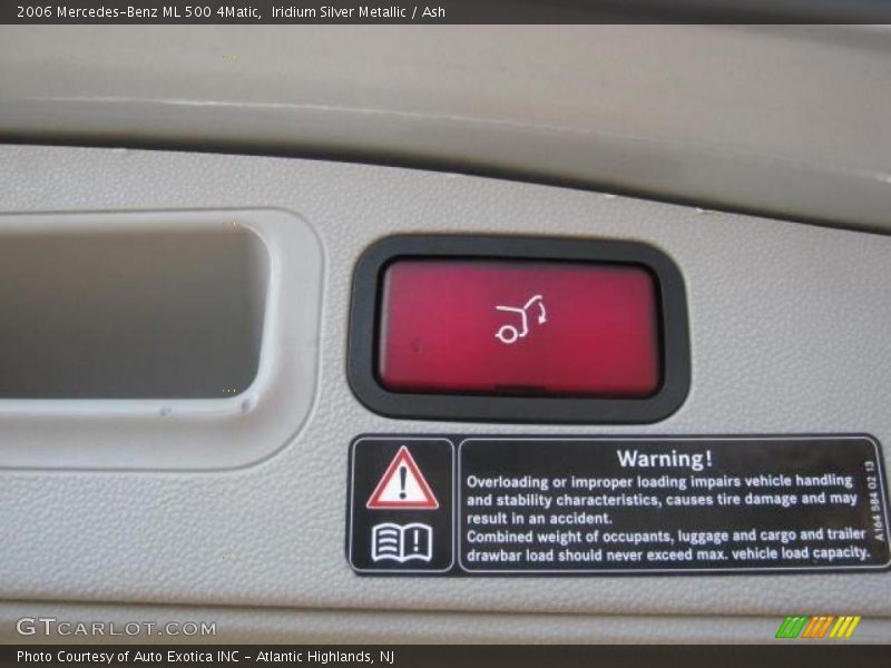 Iridium Silver Metallic / Ash 2006 Mercedes-Benz ML 500 4Matic