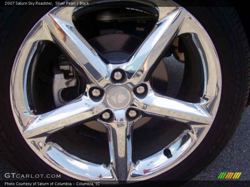 Silver Pearl / Black 2007 Saturn Sky Roadster
