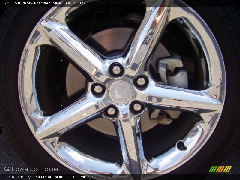 Silver Pearl / Black 2007 Saturn Sky Roadster