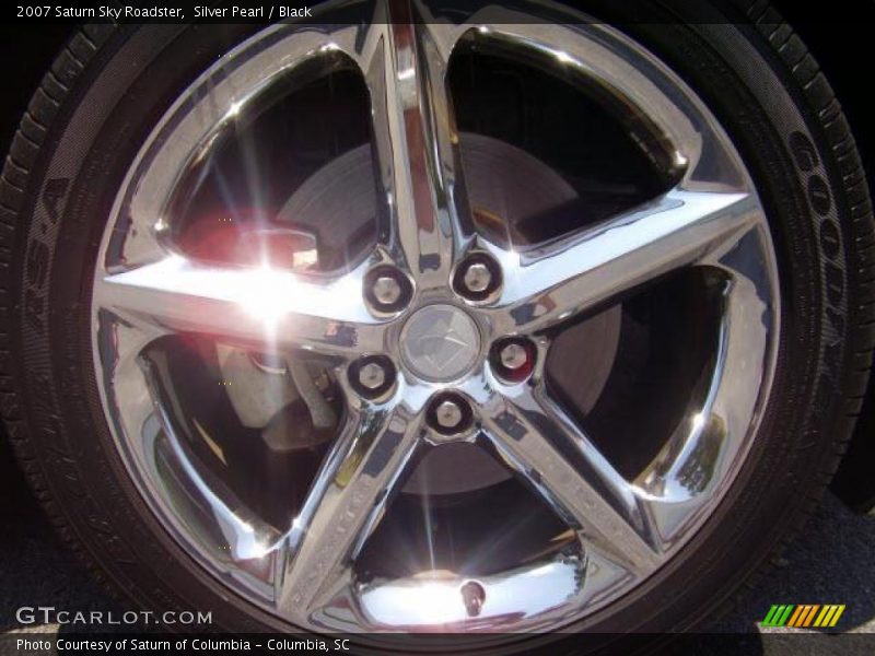 Silver Pearl / Black 2007 Saturn Sky Roadster