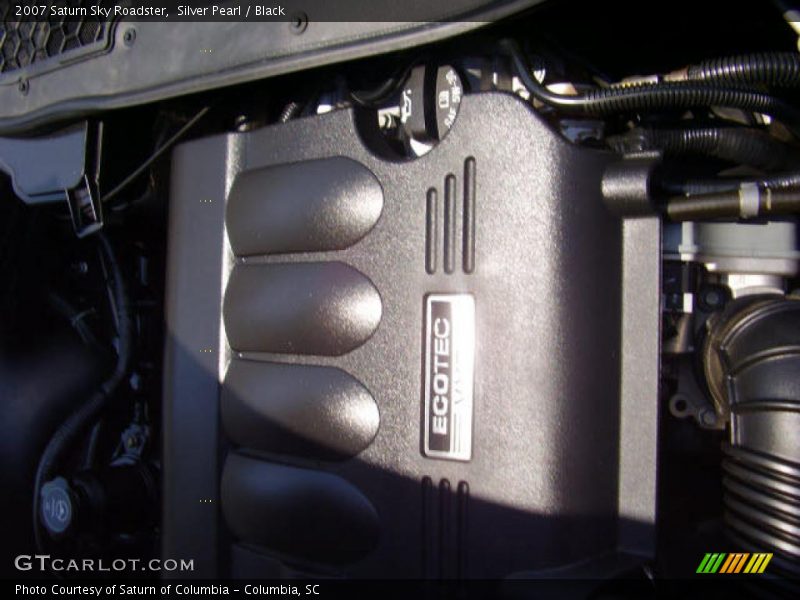 Silver Pearl / Black 2007 Saturn Sky Roadster