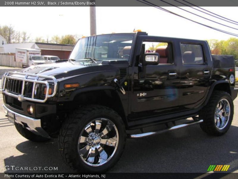 Black / Sedona/Ebony Black 2008 Hummer H2 SUV