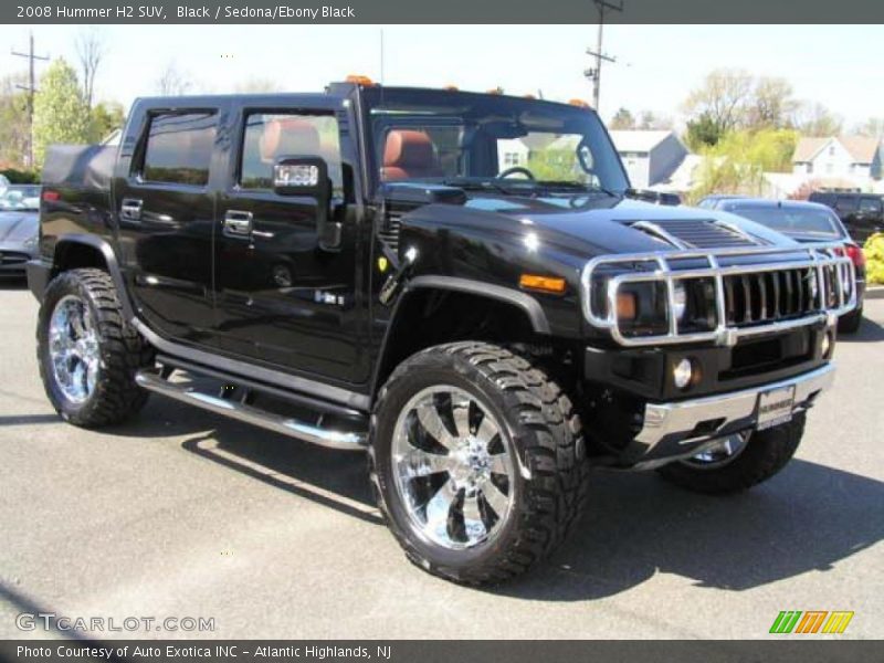 Black / Sedona/Ebony Black 2008 Hummer H2 SUV