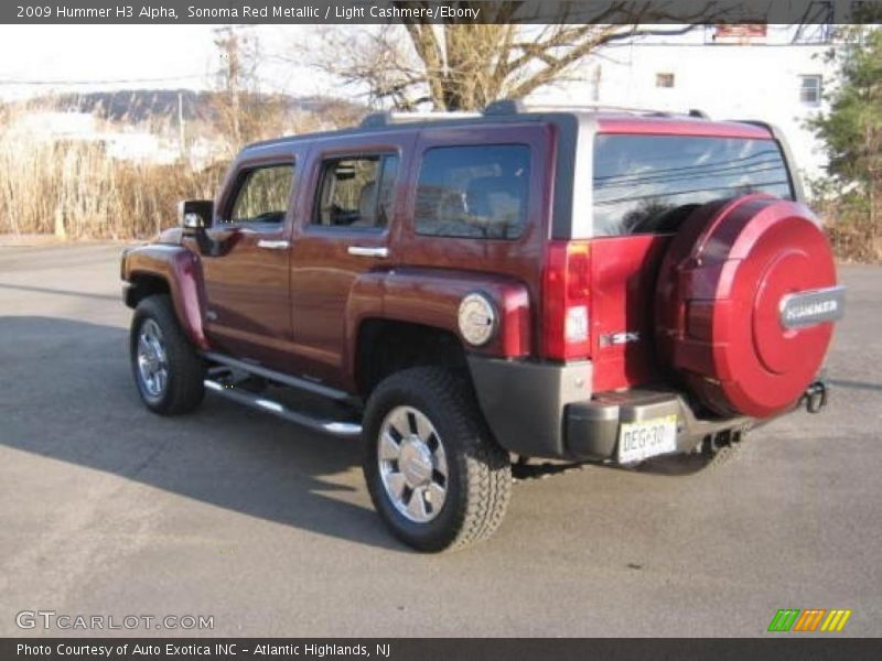 Sonoma Red Metallic / Light Cashmere/Ebony 2009 Hummer H3 Alpha