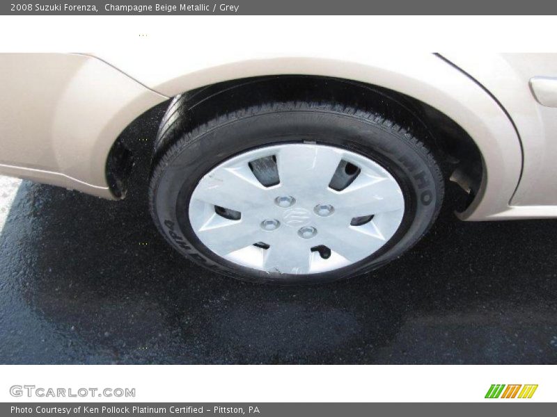 Champagne Beige Metallic / Grey 2008 Suzuki Forenza