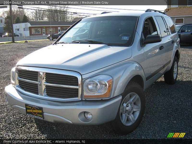 Brilliant Silver Metallic / Medium Slate Gray 2004 Dodge Durango SLT 4x4