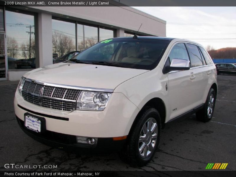 Creme Brulee Metallic / Light Camel 2008 Lincoln MKX AWD