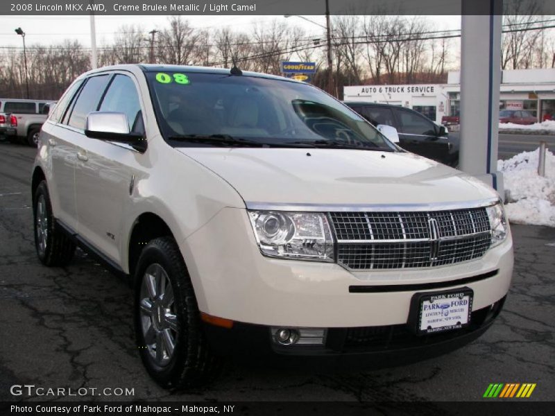 Creme Brulee Metallic / Light Camel 2008 Lincoln MKX AWD