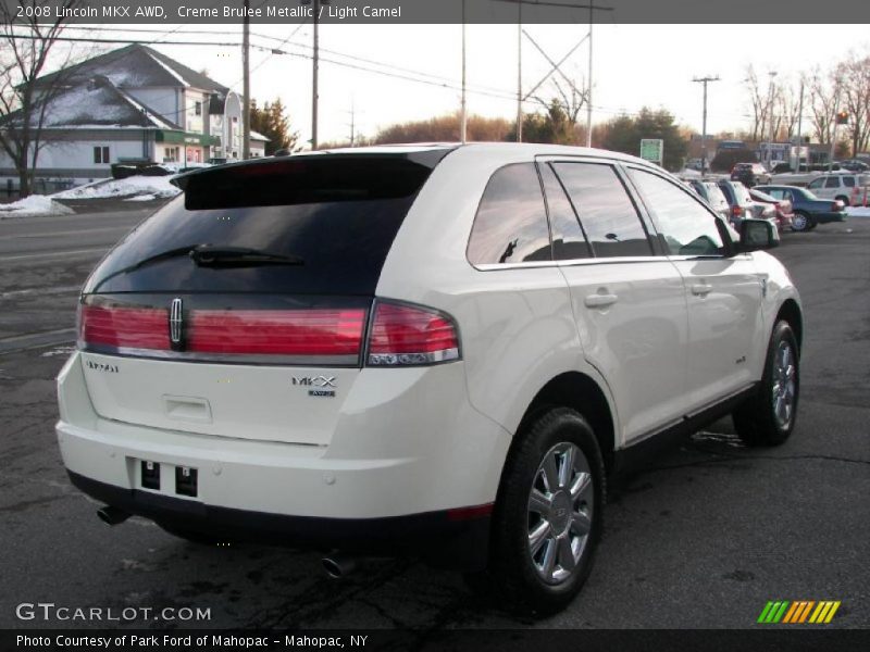 Creme Brulee Metallic / Light Camel 2008 Lincoln MKX AWD