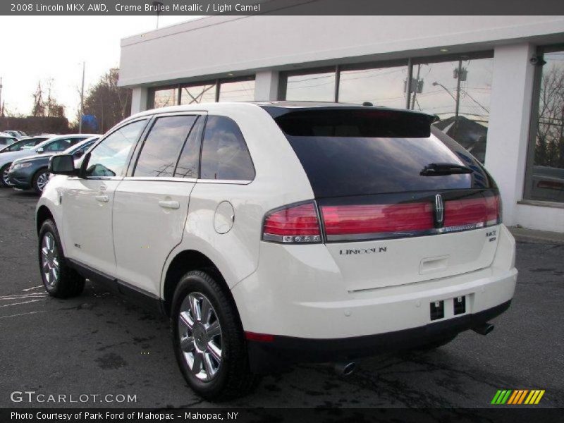 Creme Brulee Metallic / Light Camel 2008 Lincoln MKX AWD