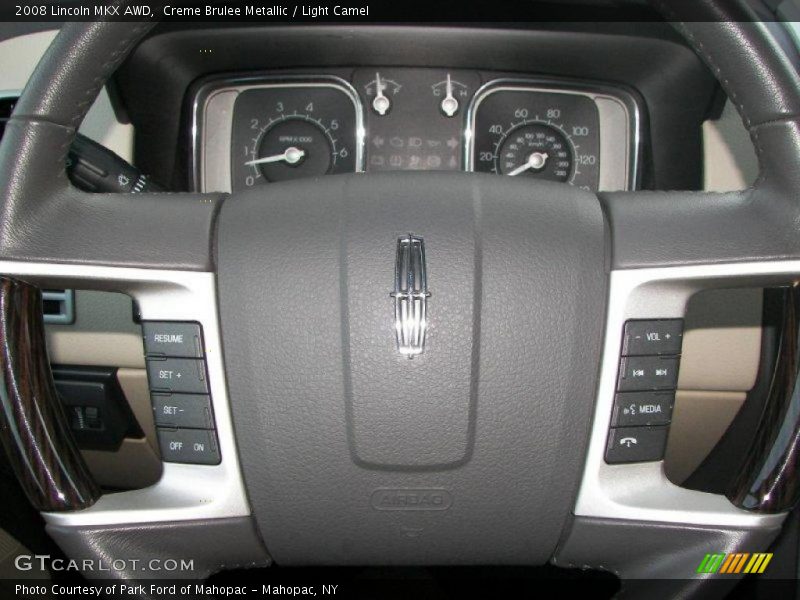 Creme Brulee Metallic / Light Camel 2008 Lincoln MKX AWD