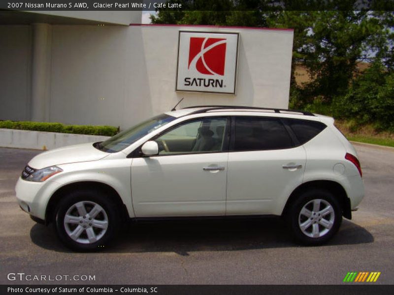Glacier Pearl White / Cafe Latte 2007 Nissan Murano S AWD