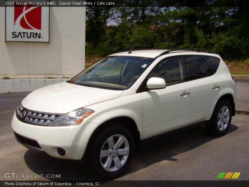 Glacier Pearl White / Cafe Latte 2007 Nissan Murano S AWD