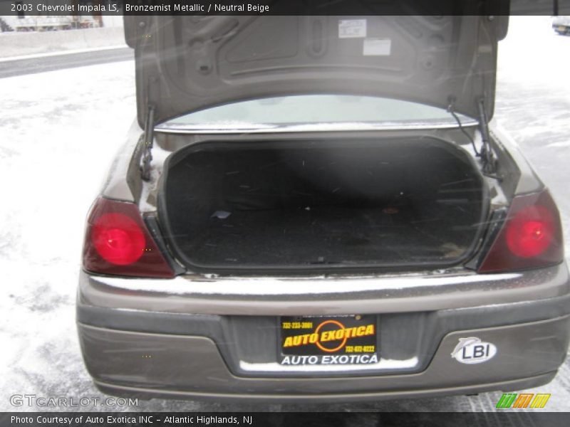 Bronzemist Metallic / Neutral Beige 2003 Chevrolet Impala LS
