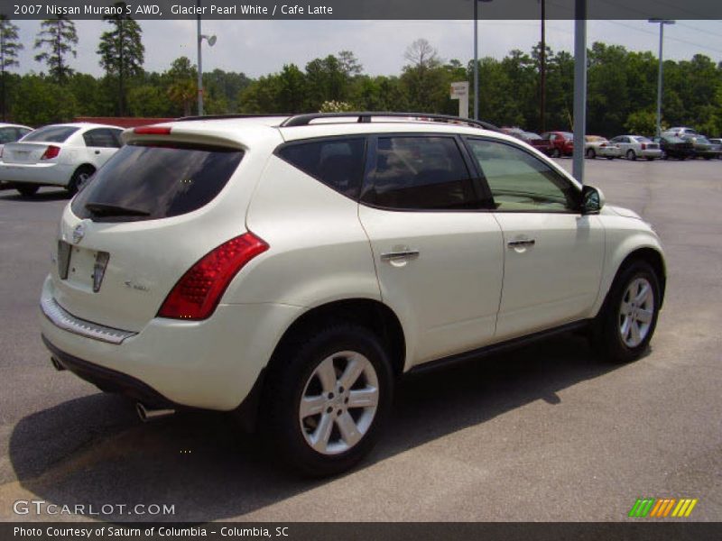 Glacier Pearl White / Cafe Latte 2007 Nissan Murano S AWD