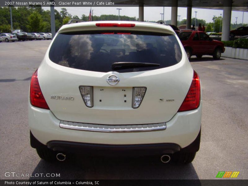 Glacier Pearl White / Cafe Latte 2007 Nissan Murano S AWD