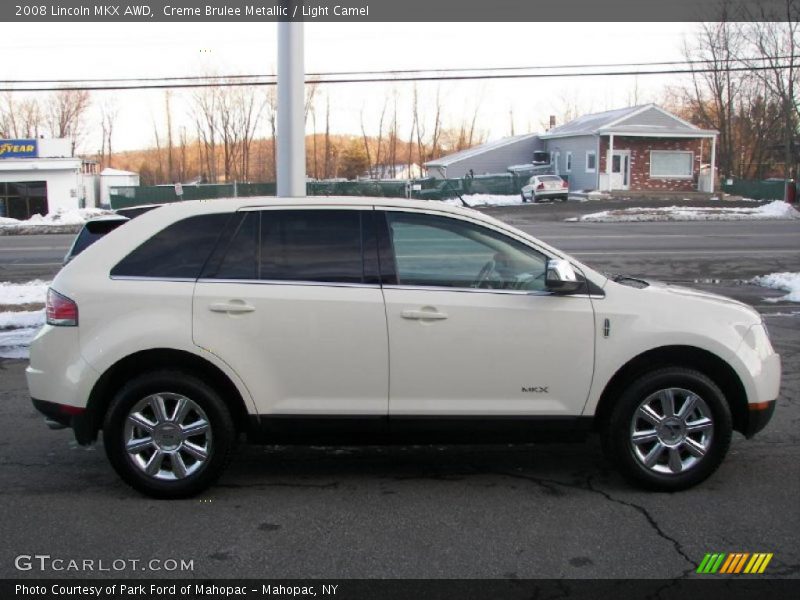 Creme Brulee Metallic / Light Camel 2008 Lincoln MKX AWD