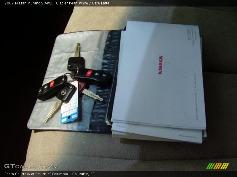 Glacier Pearl White / Cafe Latte 2007 Nissan Murano S AWD