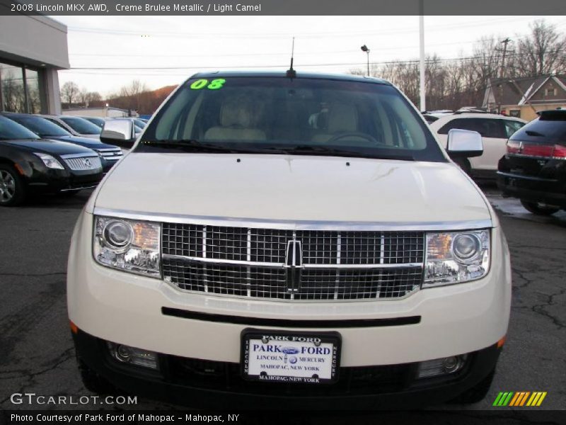 Creme Brulee Metallic / Light Camel 2008 Lincoln MKX AWD