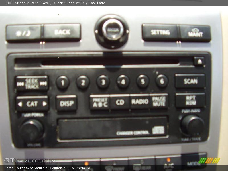 Glacier Pearl White / Cafe Latte 2007 Nissan Murano S AWD