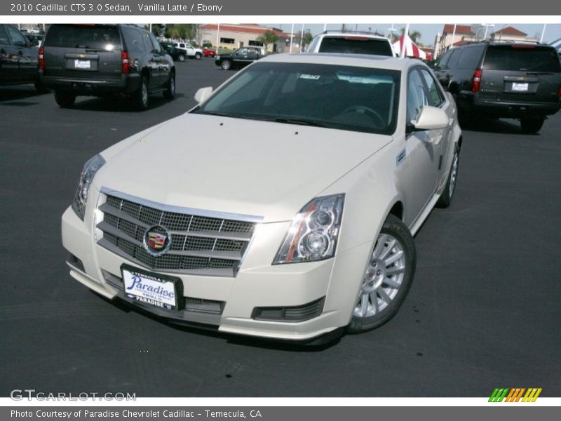 Vanilla Latte / Ebony 2010 Cadillac CTS 3.0 Sedan
