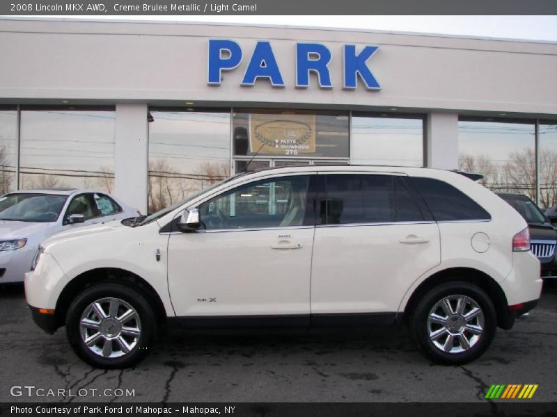 Creme Brulee Metallic / Light Camel 2008 Lincoln MKX AWD