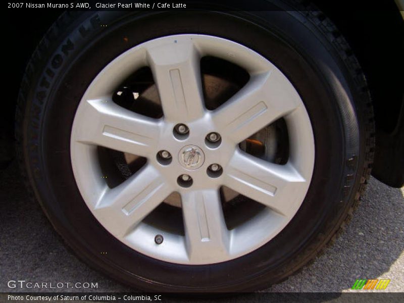 Glacier Pearl White / Cafe Latte 2007 Nissan Murano S AWD