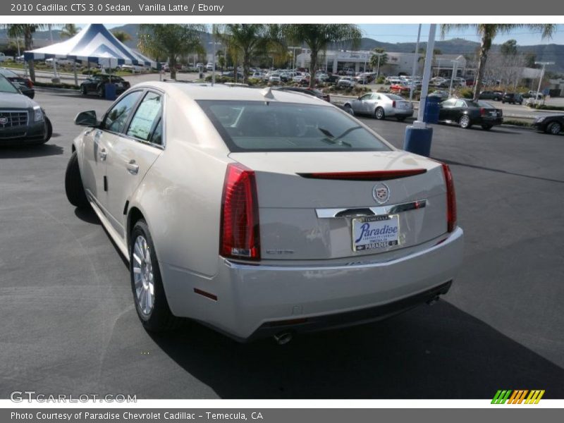 Vanilla Latte / Ebony 2010 Cadillac CTS 3.0 Sedan