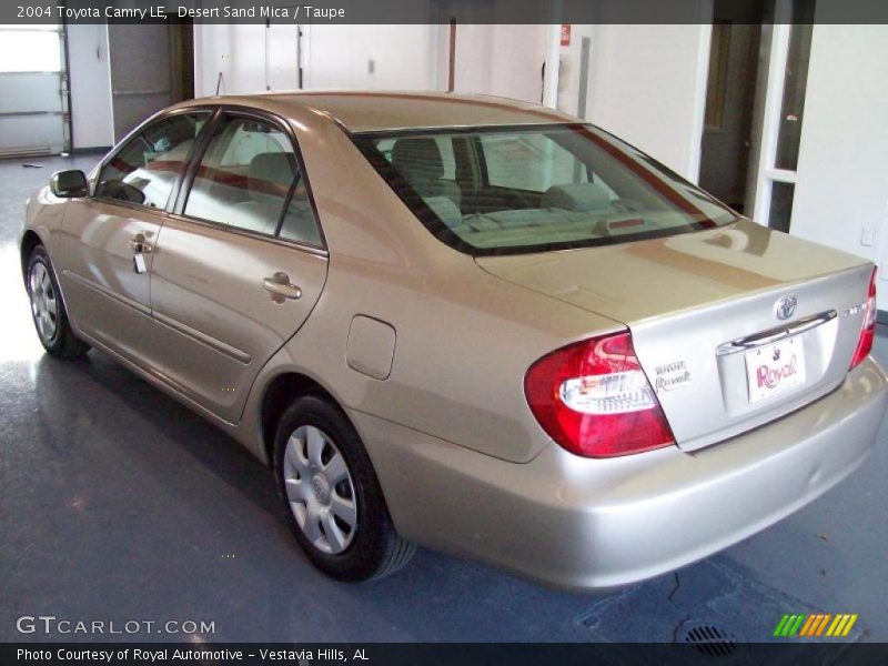 Desert Sand Mica / Taupe 2004 Toyota Camry LE