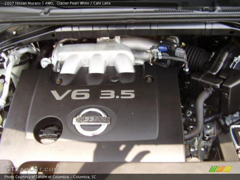Glacier Pearl White / Cafe Latte 2007 Nissan Murano S AWD