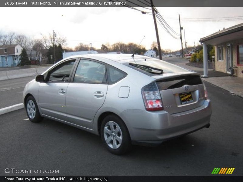 Millenium Silver Metallic / Gray/Burgundy 2005 Toyota Prius Hybrid