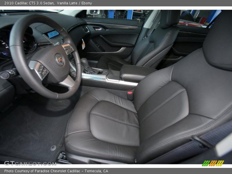 Vanilla Latte / Ebony 2010 Cadillac CTS 3.0 Sedan