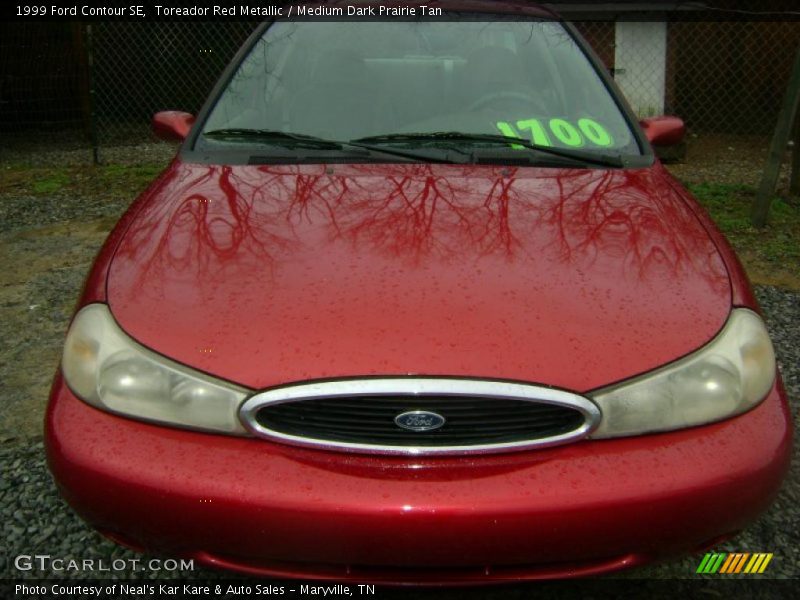 Toreador Red Metallic / Medium Dark Prairie Tan 1999 Ford Contour SE
