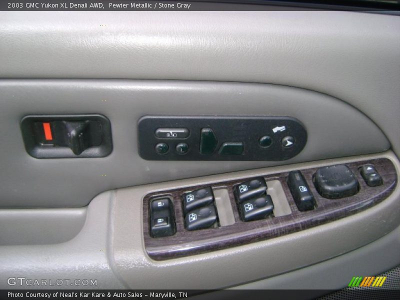 Pewter Metallic / Stone Gray 2003 GMC Yukon XL Denali AWD