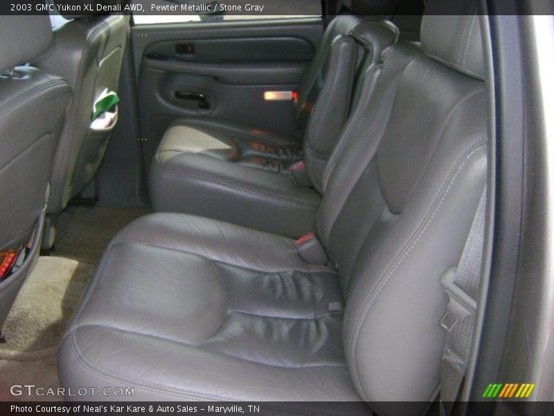 Pewter Metallic / Stone Gray 2003 GMC Yukon XL Denali AWD
