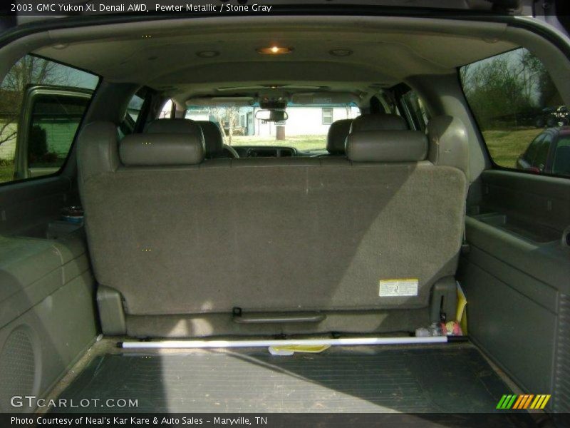 Pewter Metallic / Stone Gray 2003 GMC Yukon XL Denali AWD