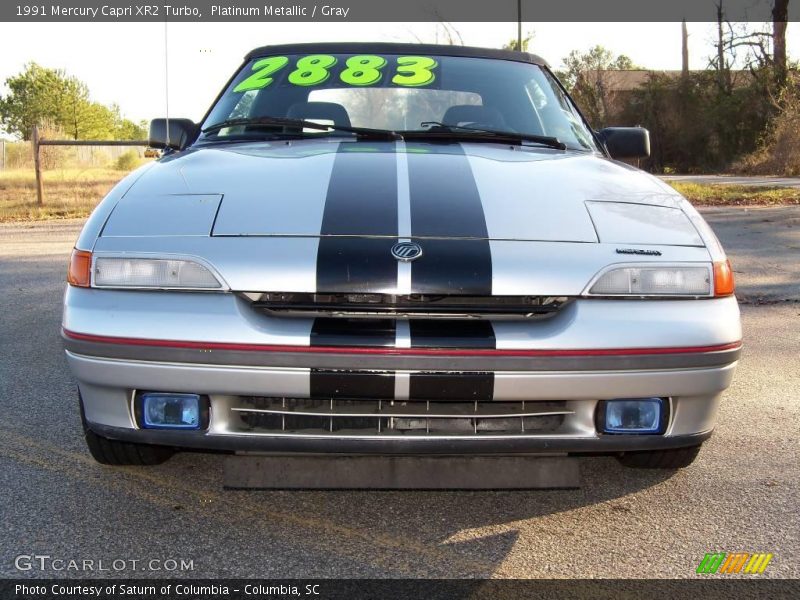 Platinum Metallic / Gray 1991 Mercury Capri XR2 Turbo