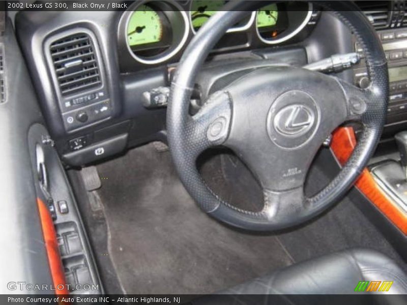 Black Onyx / Black 2002 Lexus GS 300