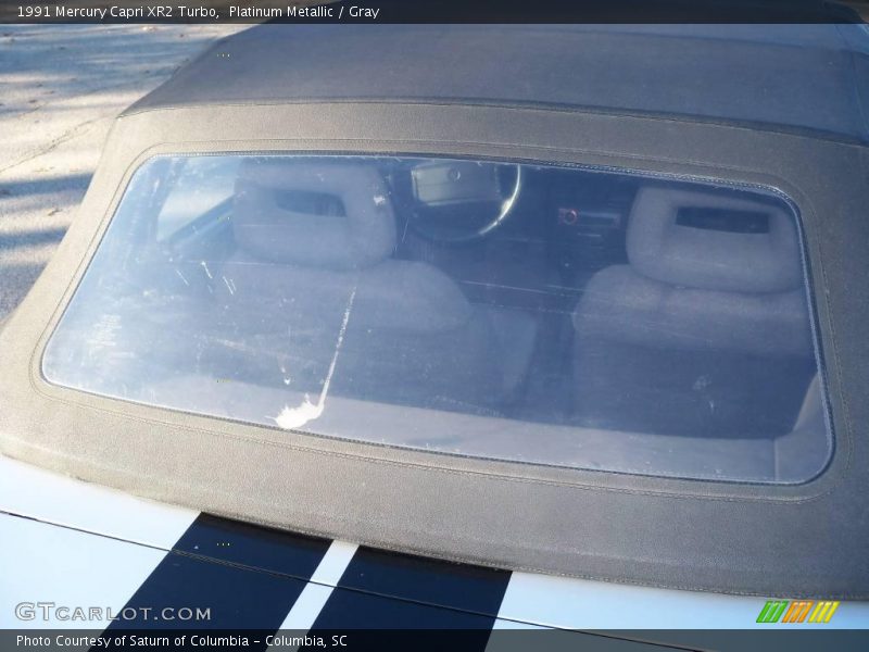 Platinum Metallic / Gray 1991 Mercury Capri XR2 Turbo