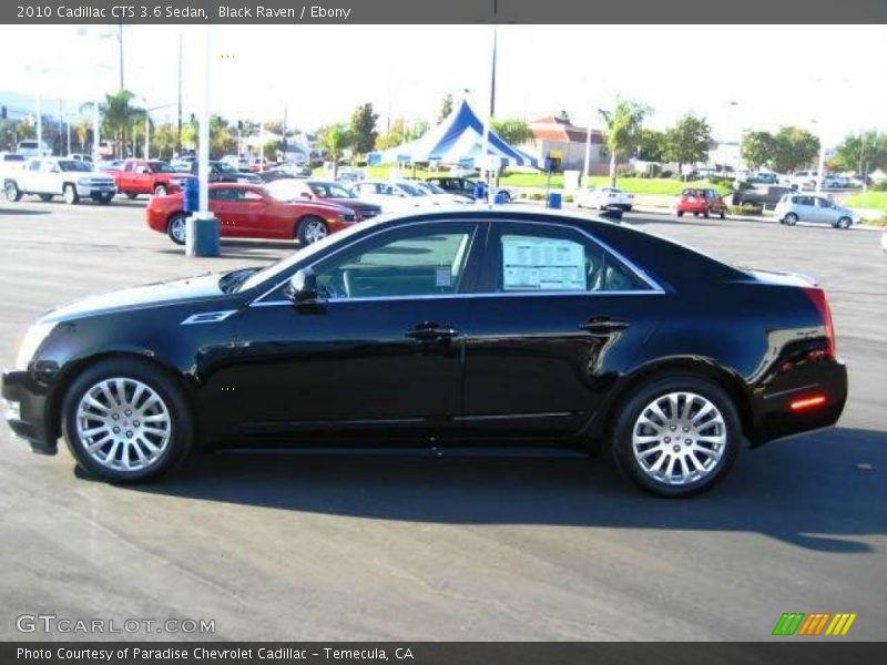 Black Raven / Ebony 2010 Cadillac CTS 3.6 Sedan