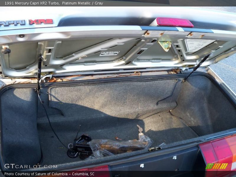 Platinum Metallic / Gray 1991 Mercury Capri XR2 Turbo