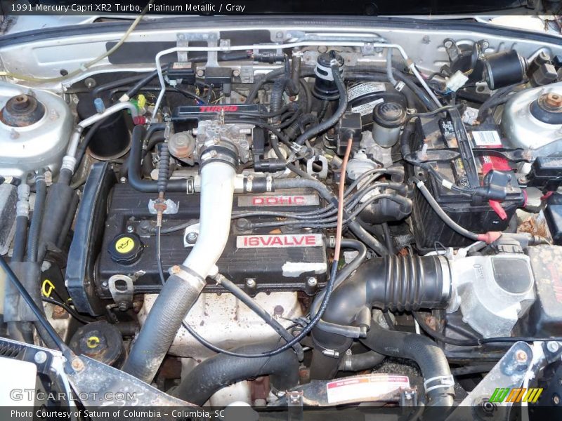  1991 Capri XR2 Turbo Engine - 1.6 Liter Turbocharged DOHC 16-Valve 4 Cylinder